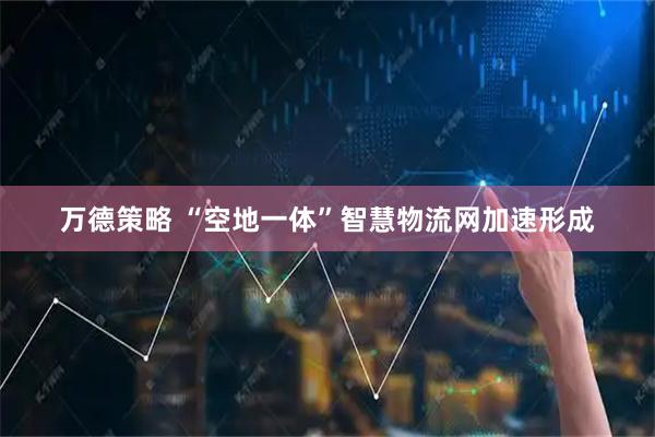 万德策略 “空地一体”智慧物流网加速形成