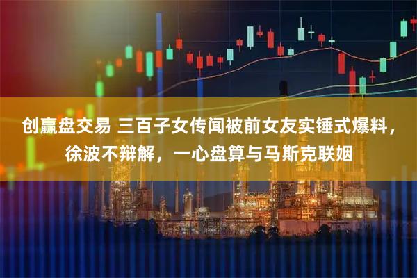 创赢盘交易 三百子女传闻被前女友实锤式爆料，徐波不辩解，一心盘算与马斯克联姻